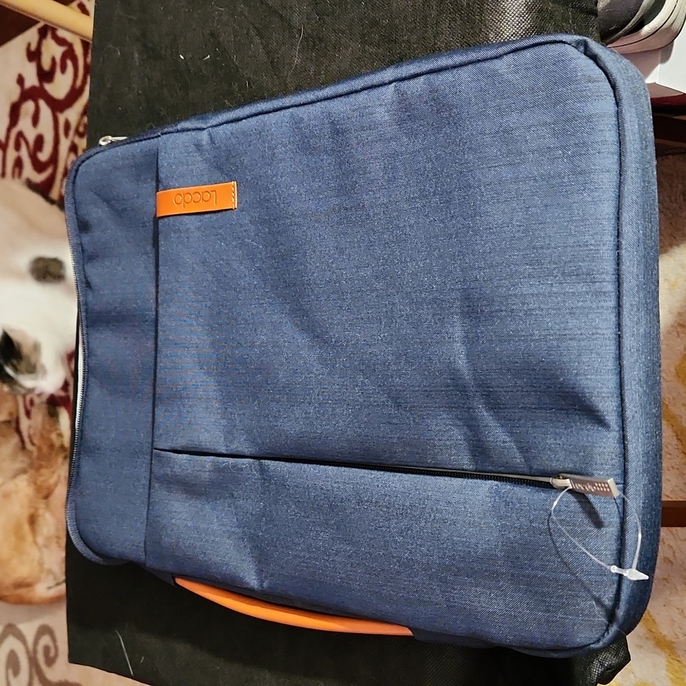 Lacdo Computer Bag in Navy